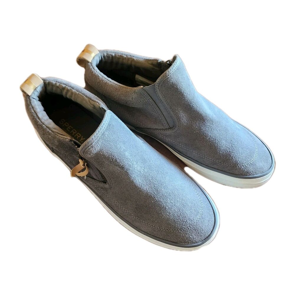 Sperry Topsider Zip Up Sneaker Womans Size 8.5 Grey - Picture 5 of 16